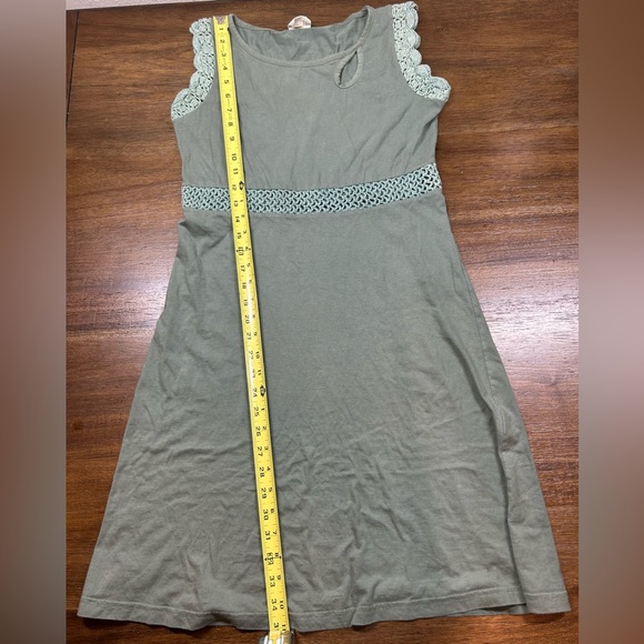 Synergy 100% Organic Cotton Women’s Size L (Small) Green Dress - Picture 7 of 7